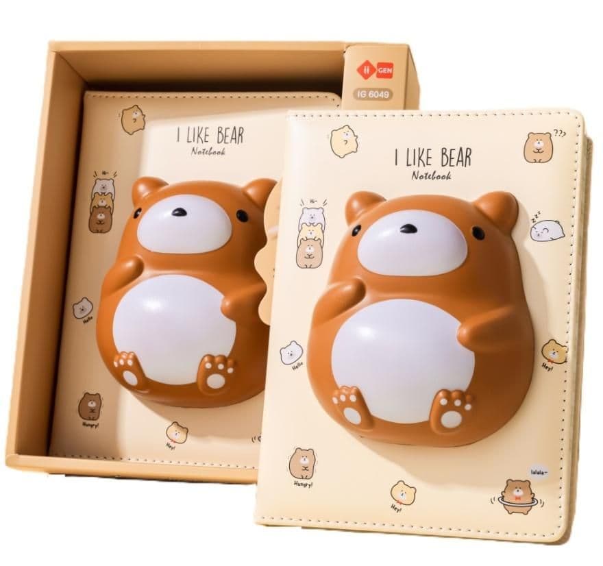 🧸 Notatnik antystresowy I LIKE BEAR